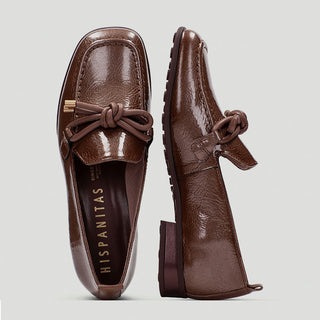 GENOVA - AVELLANA LEATHER LOAFER  FLATS