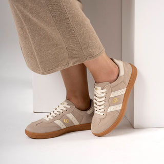 2001 PARALLEL - TROPICAL TAUPE SUEDE SNEAKERS