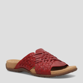 GURU - RED LEATHER SANDALS