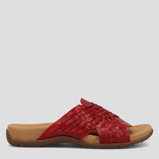 GURU - RED LEATHER SANDALS