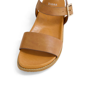 HAMMIL W - TAN LEATHER SANDALS