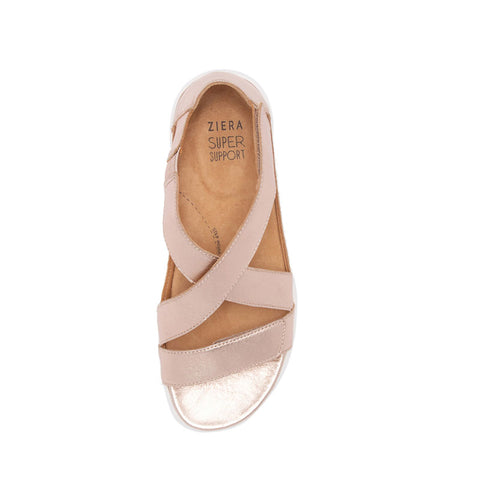 ISSY W - PALE ROSE GOLD LEATHER