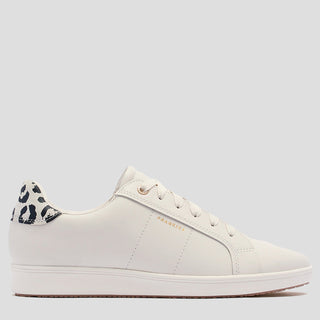 JACKIE V - CHALK PRINT LEATHER SNEAKERS