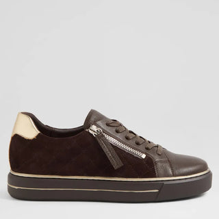 KOZIE W - CHOCOLATE SUEDE LEATHER SNEAKERS