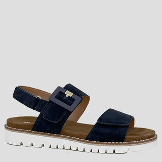 KENT SPORT - BLUE LEATHER SANDALS
