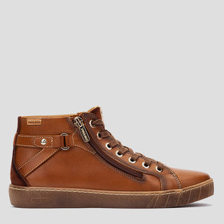 W7B-8868C1 - BRANDY LEATHER LACE UP ANKLE BOOTS