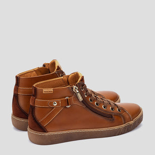 W7B-8868C1 - BRANDY LEATHER LACE UP ANKLE BOOTS