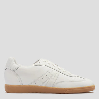 LEVI - SOFT WHITE EMBOSS LEATHER SNEAKERS