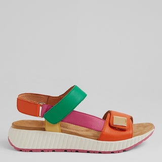 LOMAR W - BRIGHT MULTI LEATHER SANDALS