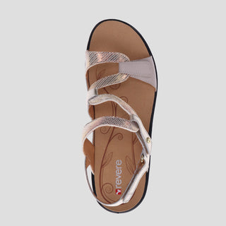 MIAMI - MIXED METALLIC LEATHER SANDALS