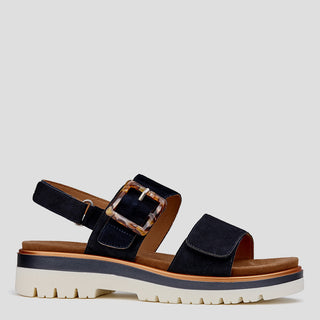 MALAGA - MOCCA LEATHER SANDALS