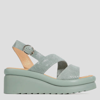 MENORLA - MINT SUEDE PLATFORM SANDALS
