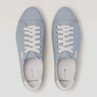 NAT III - BLUISH/CHALK LEATHER SNEAKERS