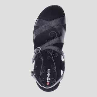 NAGOYA - BLACK LEATHER SANDALS