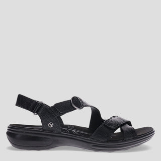 NAGOYA - BLACK LEATHER SANDALS