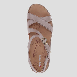 NAGOYA - CHAMPAGNE LEATHER SANDALS