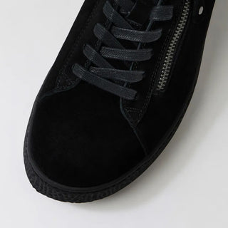 OCEANNE XW - BLACK SUEDE SNEAKERS