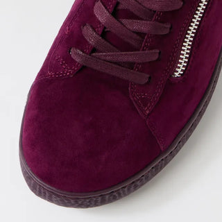 OCEANNE XW - BURGUNDY SUEDE SNEAKERS