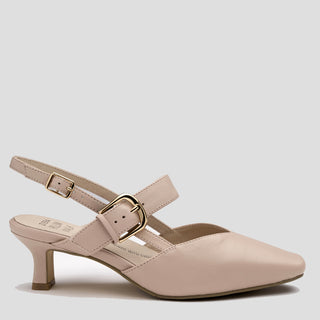 ORSSA XW - NEW NUDE LEATHER HEELS