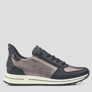 OSAKA 36 - BLACK CASHMERE LEATHER SNEAKERS
