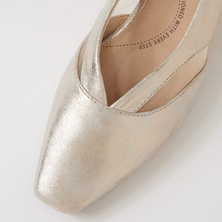 OSGOOD XW - ARGENTO SHIMMER LEATHER MESH HEELS