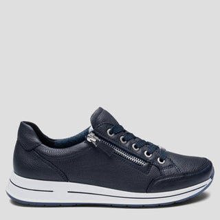 OSAKA 801 - BLUE LEATHER SNEAKERS