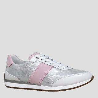 PORTOFINO - WHITE/DUSTY LEATHER SNEAKERS