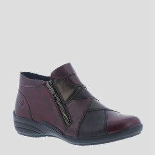 R7674 - VINO LEATHER ANKLE BOOTS