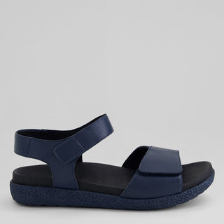 RIKKO XW - NAVY LEATHER NAVY SOLE SANDALS