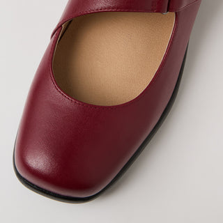 RIVIERA W - PINOT LEATHER FLATS