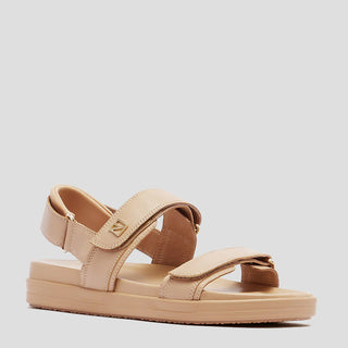 ROME - CAMEL LEATHER SANDALS