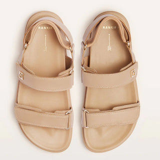 ROME - CAMEL LEATHER SANDALS