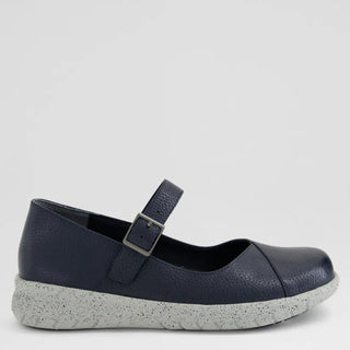 SAJA W - INK LEATHER FLATS