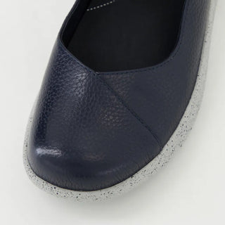SAJA W - INK LEATHER FLATS