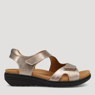 SERENE - CHAMPAGNE LEATHER SANDALS