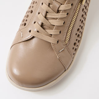 SHOVO XF - TAUPE LEATHER SNEAKERS
