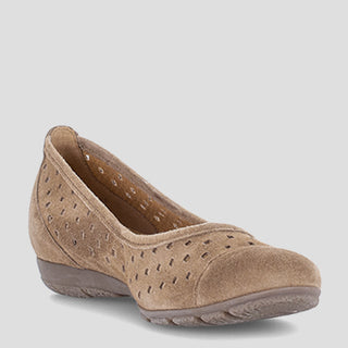 SKYLAR GA - PEANUT NUBUCK FLATS