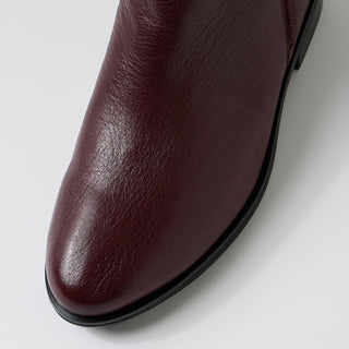 SKYLARS XF - BURGUNDY LEATHER ANKLE BOOTS