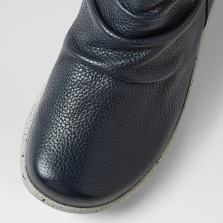SOLEI XF - INK LEATHER ANKLE BOOTS
