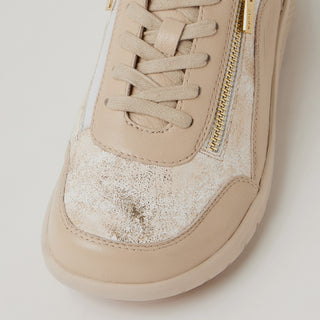 SPELA XW - ALMOND-FIREWORKS LEATHER SNEAKERS