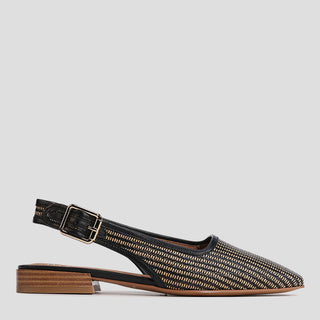 SOPH - BLACK GRASS SLINGBACK FLATS