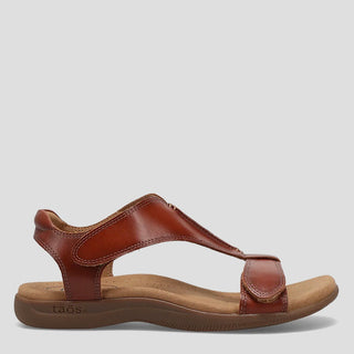 THE SHOW - COGNAC LEATHER SANDALS