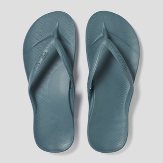 ARCH SUPPORT THONGS - TEAL
