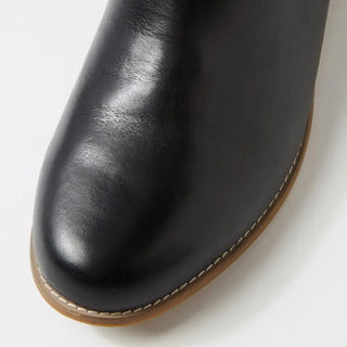 TOKATS - BLACK LEATHER ANKLE BOOTS