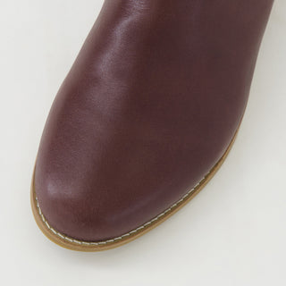 TOKATS - NEW CHOCOLATE LEATHER ANKLE BOOTS