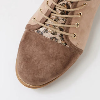 TYRAH XF - TAUPE SUEDE MULTI ANKLE BOOTS