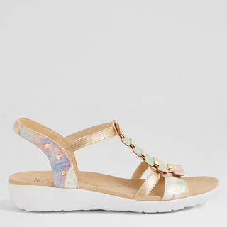ULOVER W - GELATO MULTI LEATHER ELASTIC SANDALS
