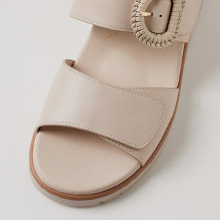 VATCH W - ALMOND LEATHER-ALMOND SOLE SANDALS