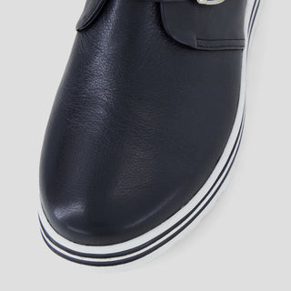 VUMBA XF - BLACK LEATHER ANKLE BOOTS