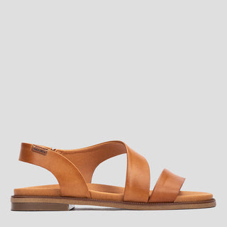 W3E-0652 - BRANDY LEATHER SANDALS